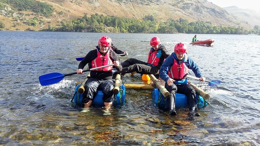 Ullswater raft building session