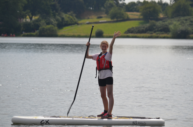 try paddle boarding at Talkin Tarn